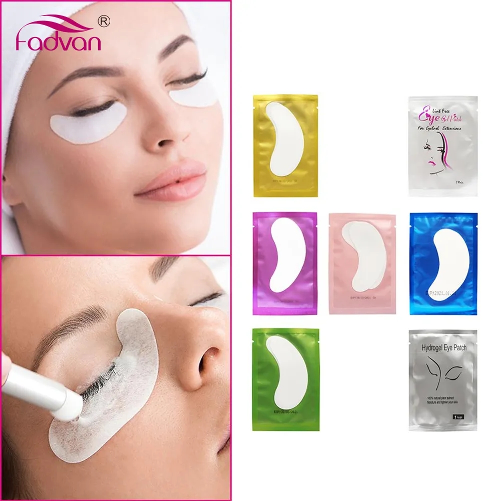Under Eye Gel - แผ่นปิดตา50/100คู่สำหรับต่อขนตาเจลแผ่นแปะติดใต้ตาแผ่นติดขนตาสติกเกอร์ปลาย