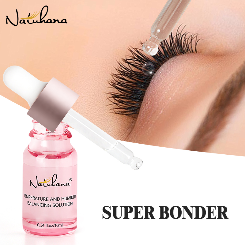 Eyelash Extension No 9 - NATUHANA Lashes Super Bonder สําหรับขนตาแห้งเร็ว Long
