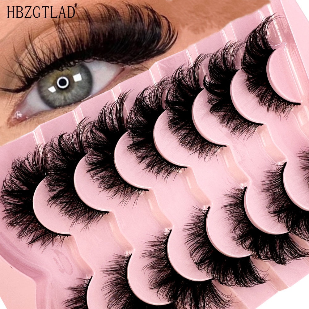 Eyelash Extension Cat Eye Wispy - ใหม่ขนตาแมว 5D Natural False Lashes Fluffy