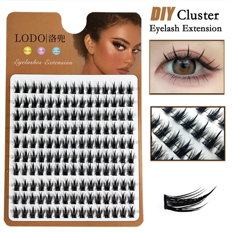 Eyelash Extension Review - ขนตาปลอมแบบกลุ่มสไตล์รัสเซีย 1 กล่อง/160 มัด ขนตาธรรมชาติ 3