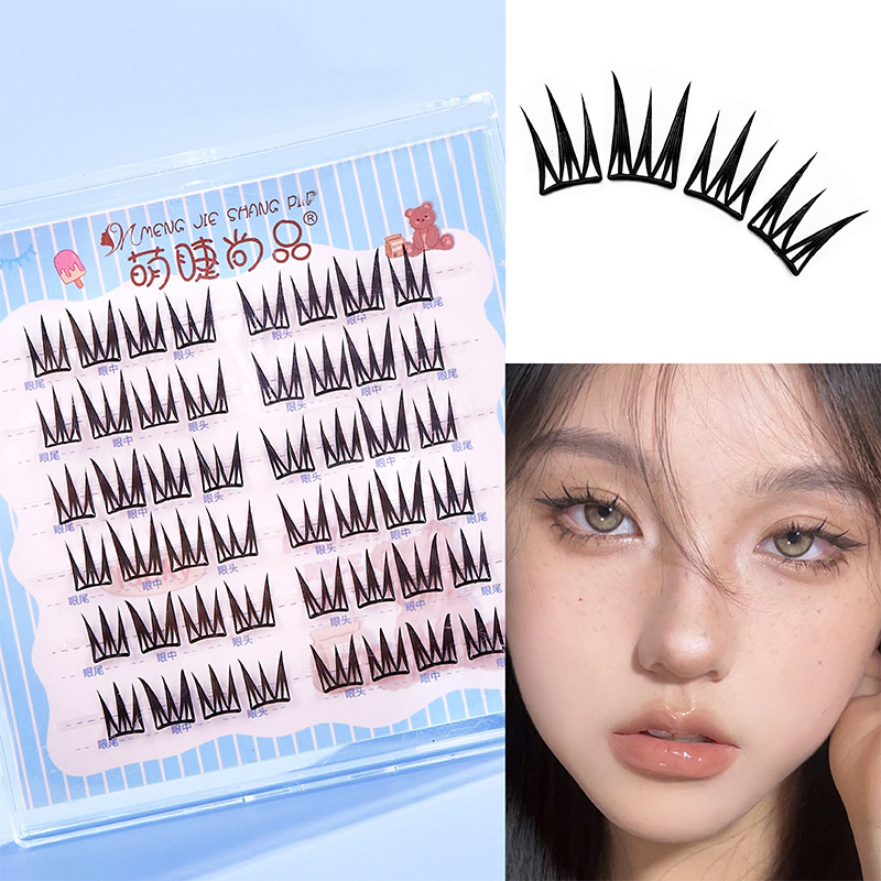 Eyelash Extension No 9 - ขนตาปลอมแบบใหม่ 6 แถว ไม่ต้องใช้กาว งอนธรรมชาติ 9-11