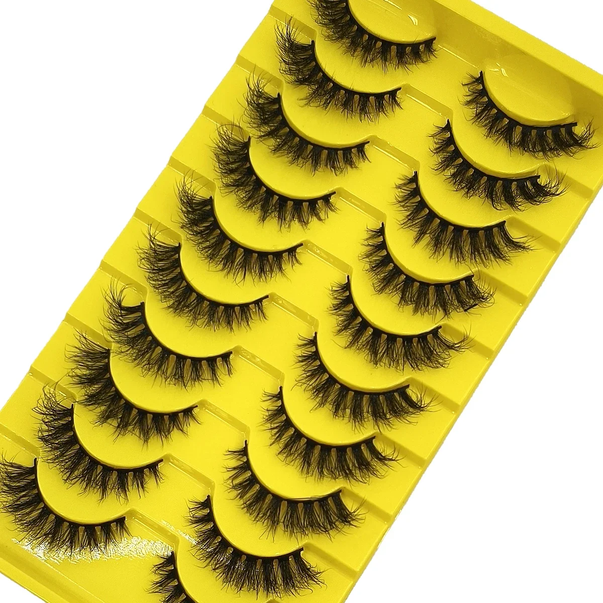 Eyelash Extension Cat Eye Wispy - HBZGTLAD ขนตาปลอม 3D แบบใหม่ ขนตาปลอมทรงตาแมว ขนตาปลอมหนา