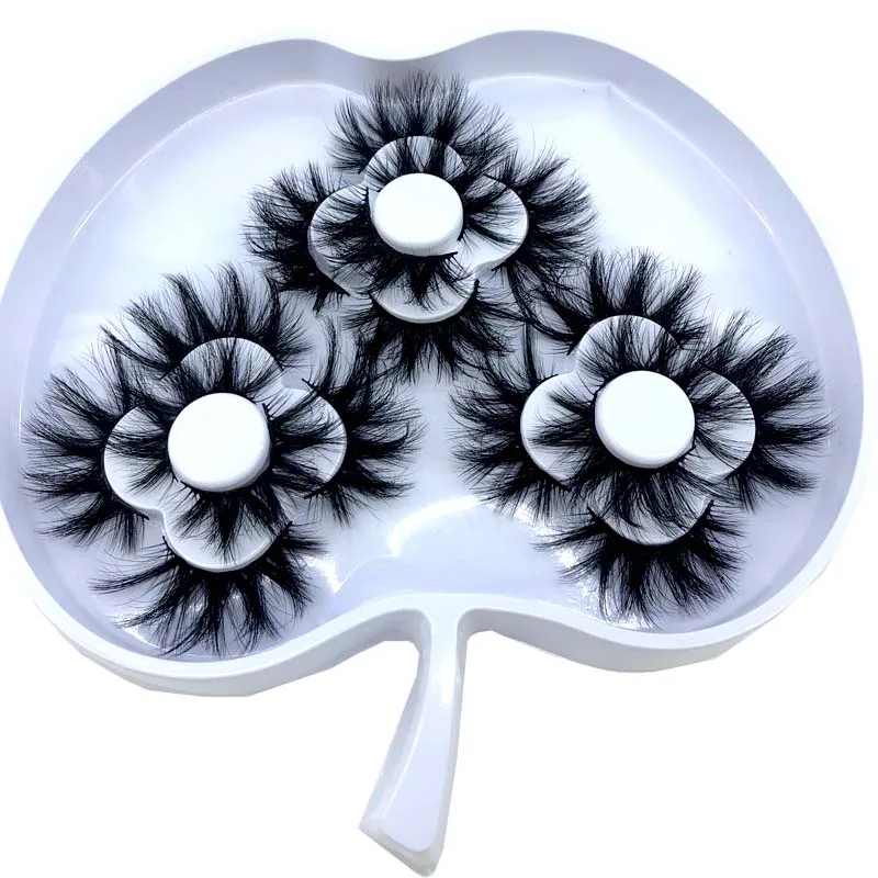 Eyelash Extension Full Set - HBZGTLAD 9 คู่ 3D Soft MinkขนตาปลอมHandmade