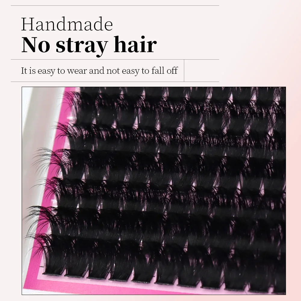 HBZGTLAD ชุดขนตาปลอมแบบ DIY 14 - Eyelash Extension Full Set บทวิจารณ์และราคา