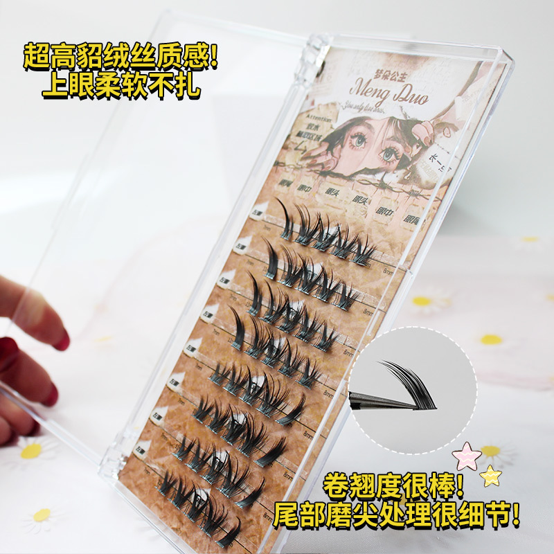 ขนตาปลอมแบบมีตาแมวขนตาปลอมแบบ3 - Eyelash Extension Cat Eye Wispy บทวิจารณ์และราคา