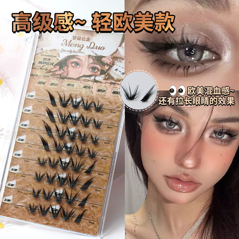 ขนตาปลอมแบบมีตาแมวขนตาปลอมแบบ3 - Eyelash Extension Cat Eye Wispy บทวิจารณ์และราคา