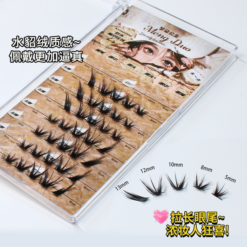 ขนตาปลอมแบบมีตาแมวขนตาปลอมแบบ3 - Eyelash Extension Cat Eye Wispy บทวิจารณ์และราคา