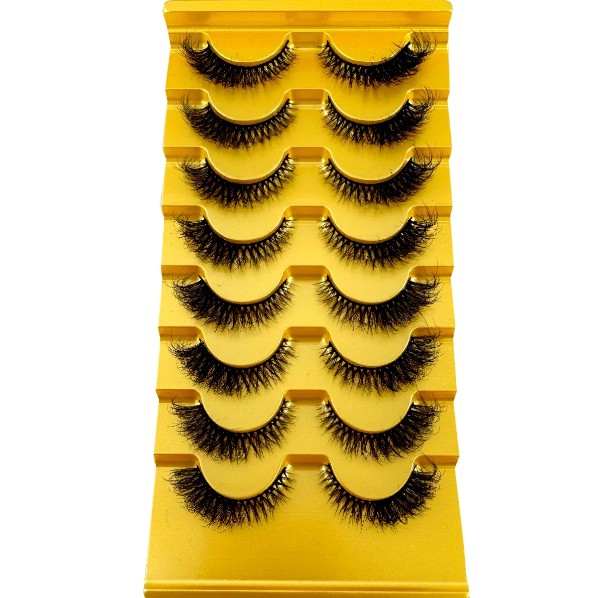 AMSDCN ขนตาปลอมแบบตาแมว 8 คู่  - Eyelash Extension Cat Eye Wispy บทวิจารณ์และราคา