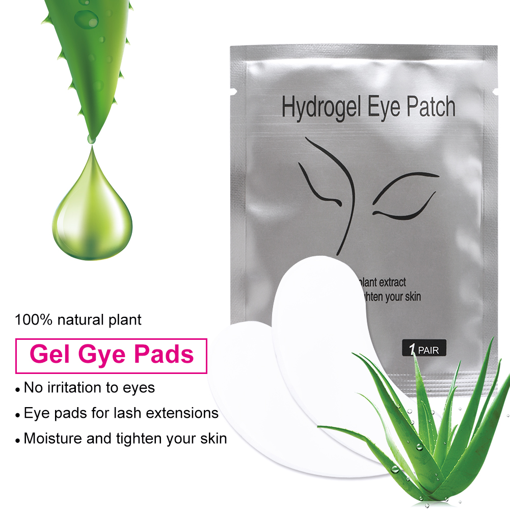 แผ่นปิดตา50/100คู่สำหรับต่อขนต - Under Eye Gel บทวิจารณ์และราคา