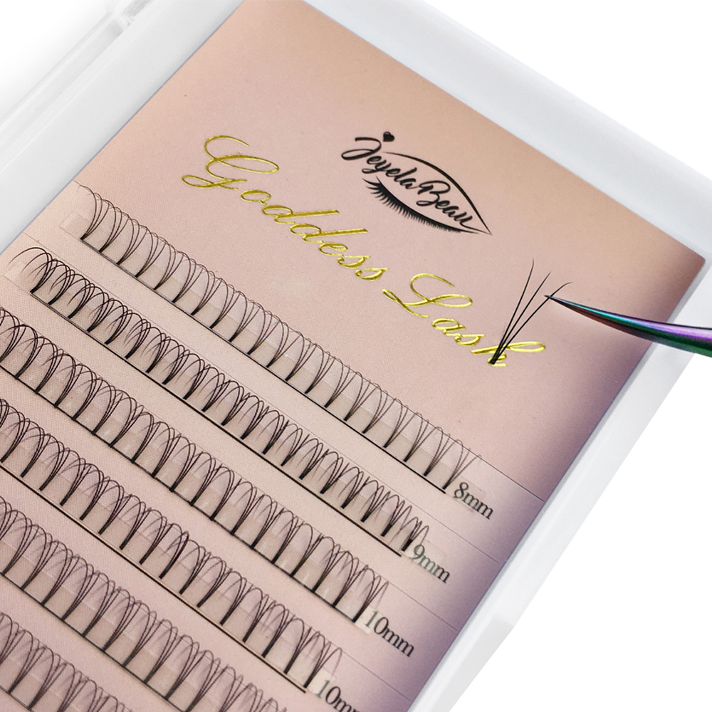 เทพธิดา 3D Premade พัดลมขนตาสั - Eyelash Extension Review บทวิจารณ์และราคา