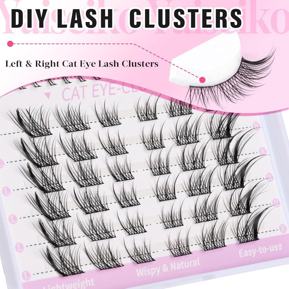 ขนตาปลอมแบบ 3 มิติ ลายแคทอาย ต - Eyelash Extension Cat Eye Wispy บทวิจารณ์และราคา