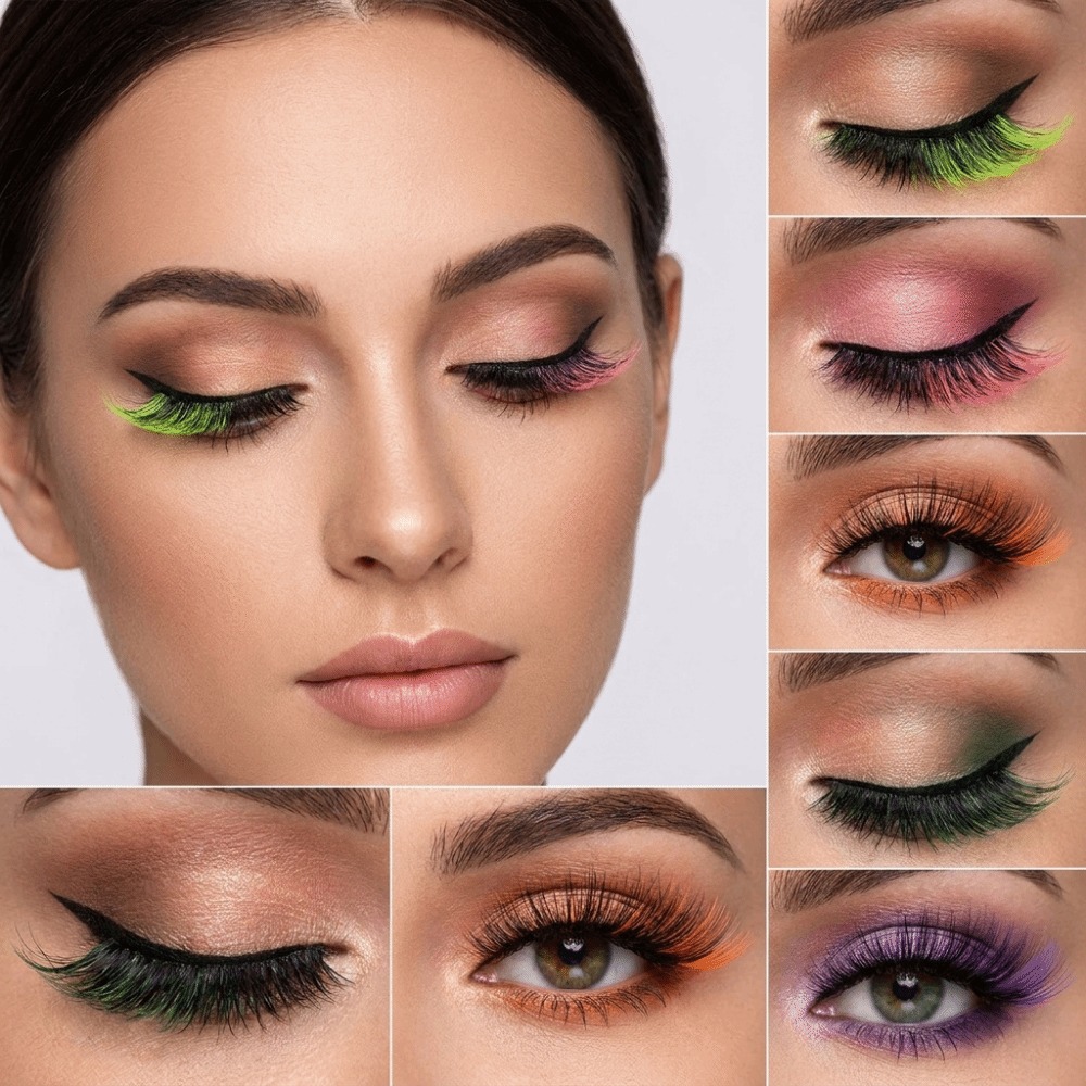 ขนตาปลอม 3D สีมิงค์ 10 คู่ ขนต - Eyelash Extension Cat Eye Wispy บทวิจารณ์และราคา