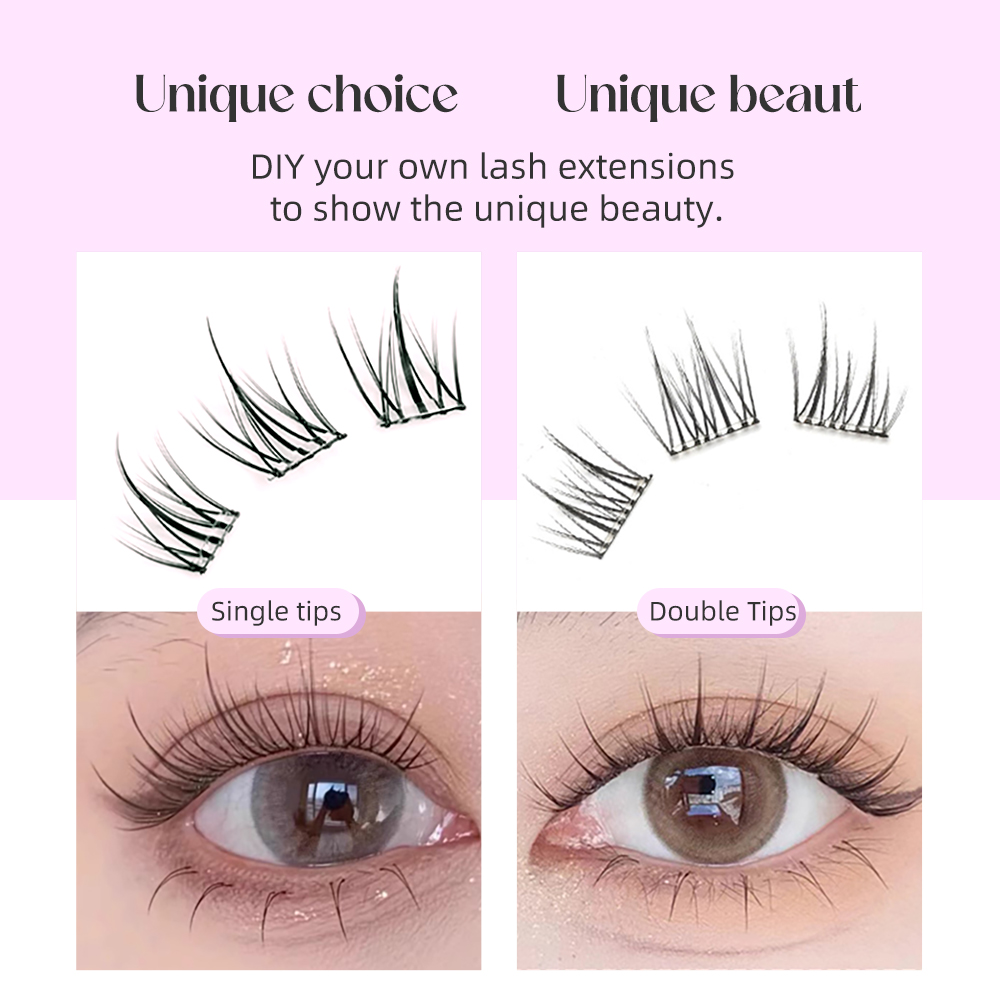 Yelix ขนตามังการ์ตูนติดเองขนตา - Eyelash Extension Full Set บทวิจารณ์และราคา