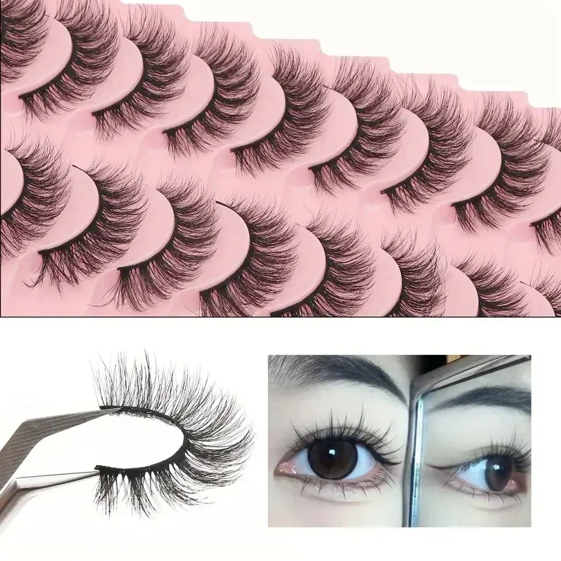 ขนตาปลอมแบบธรรมชาติ ฟูฟ่อง นุ่ - Eyelash Extension Cat Eye Wispy บทวิจารณ์และราคา