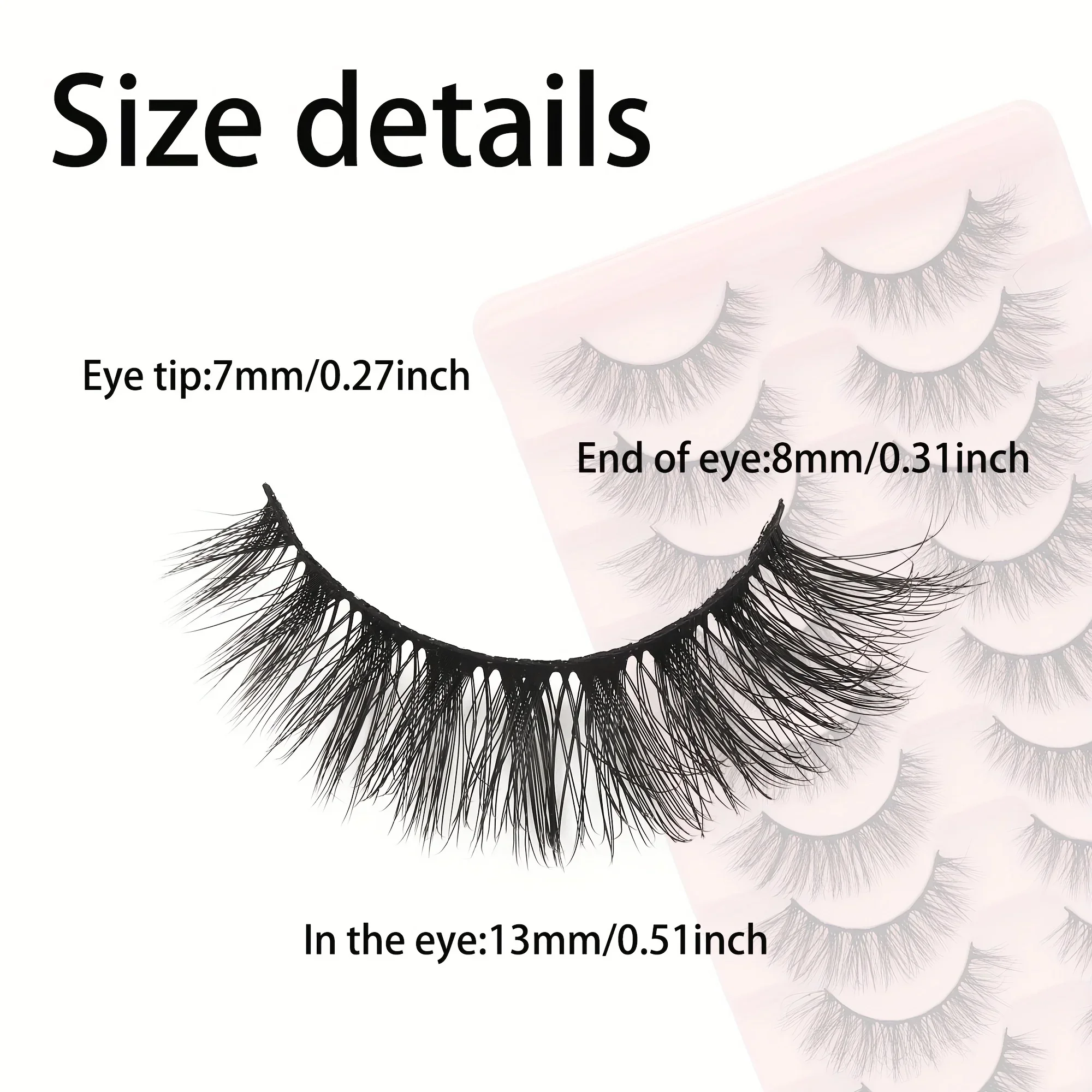 ขนตาปลอมแบบธรรมชาติ ฟูฟ่อง นุ่ - Eyelash Extension Cat Eye Wispy บทวิจารณ์และราคา
