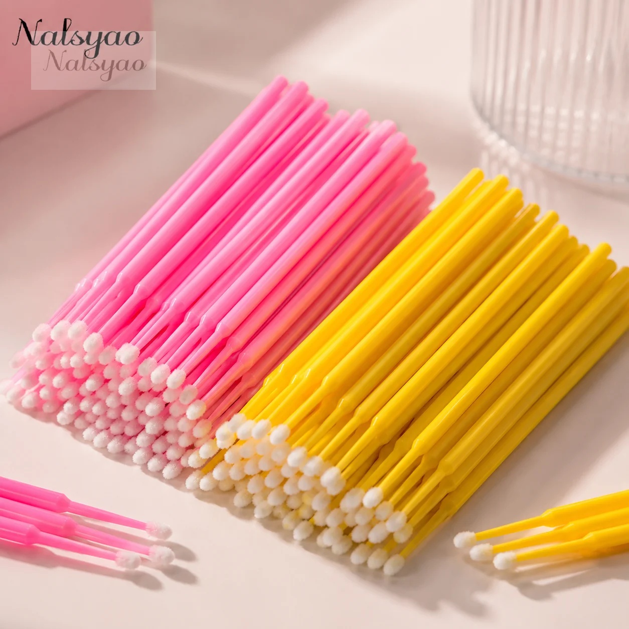 ไม้พันสำลีทำความสะอาดขนตา 500  - Eyelash Extension Glue บทวิจารณ์และราคา