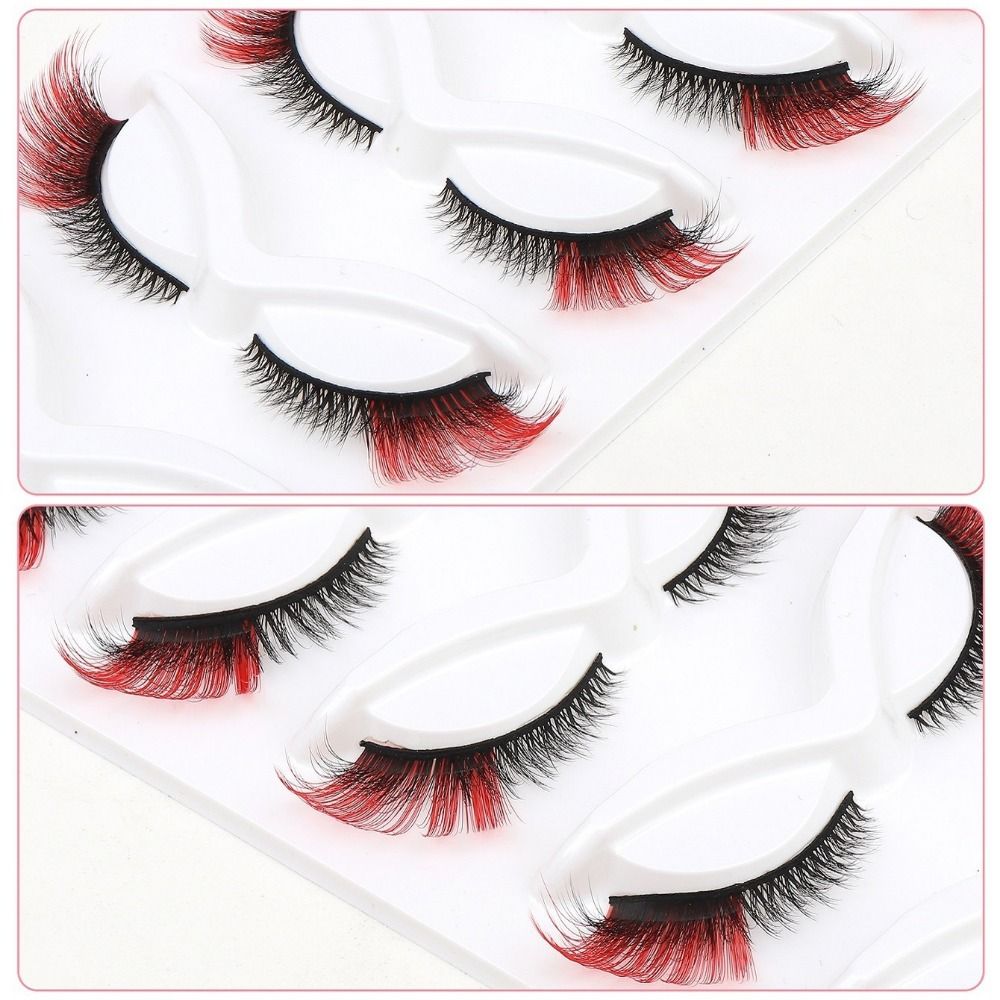 ขนตาปลอม 3D สีมิงค์สไตล์อนิเมะ - Eyelash Extension Cat Eye Wispy บทวิจารณ์และราคา