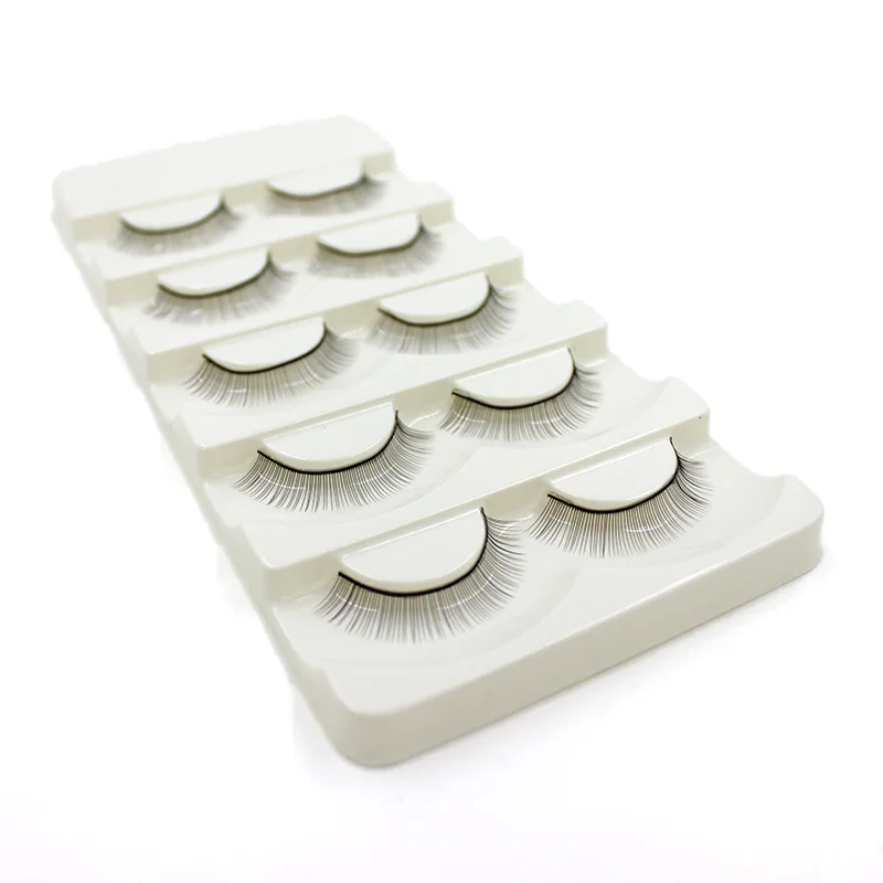 5 คู่/เซ็ตขนตาปลอมแฮนด์เมดขนตา - Eyelash Extension Full Set บทวิจารณ์และราคา