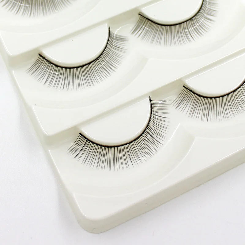 5 คู่/เซ็ตขนตาปลอมแฮนด์เมดขนตา - Eyelash Extension Full Set บทวิจารณ์และราคา