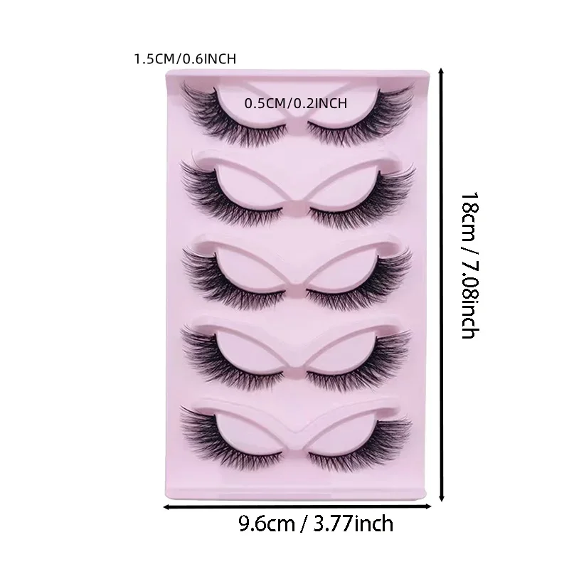 ขนตาปลอมสำหรับแมวขนตาปลอมขนตาป - Eyelash Extension Cat Eye Wispy บทวิจารณ์และราคา