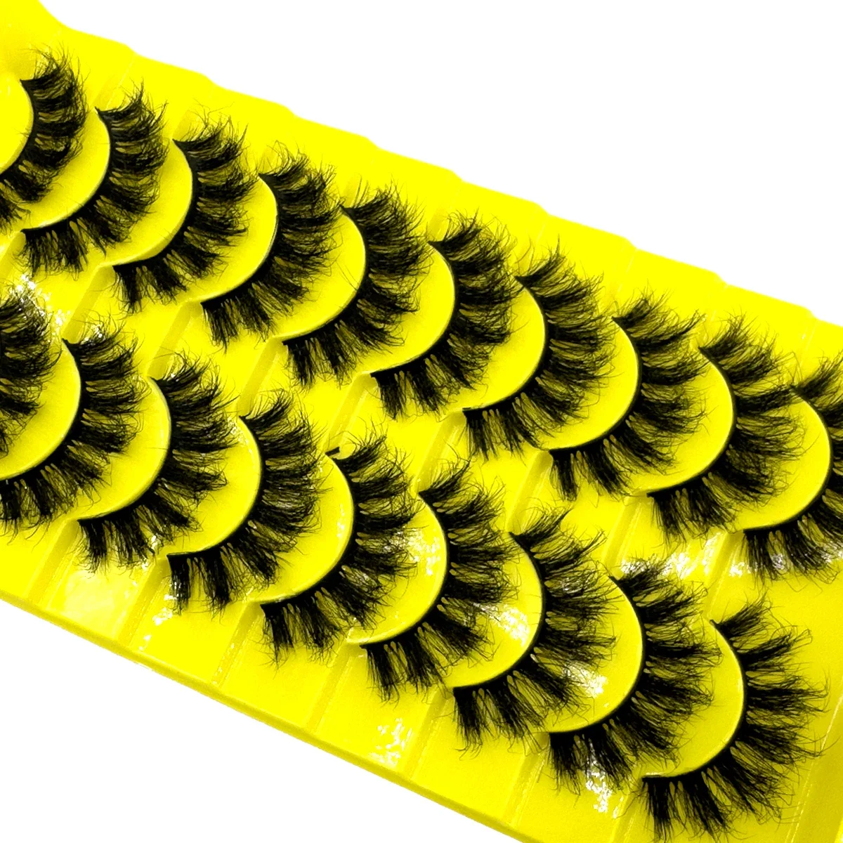 HBZGTLAD ขนตาปลอม 3D แบบใหม่ ข - Eyelash Extension Cat Eye Wispy บทวิจารณ์และราคา