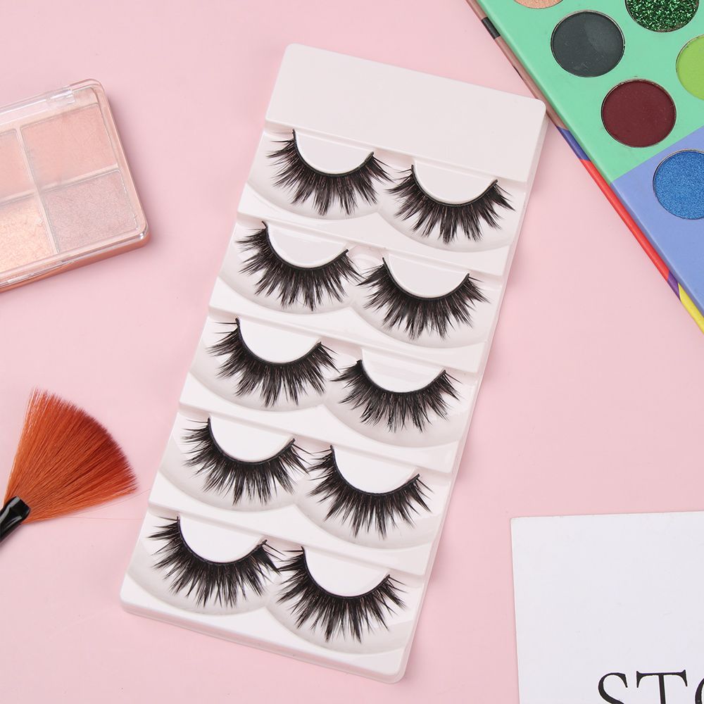 ขนตาปลอมสีดำหนาแบบไขว้ธรรมชาติ - Eyelash Extension Full Set บทวิจารณ์และราคา
