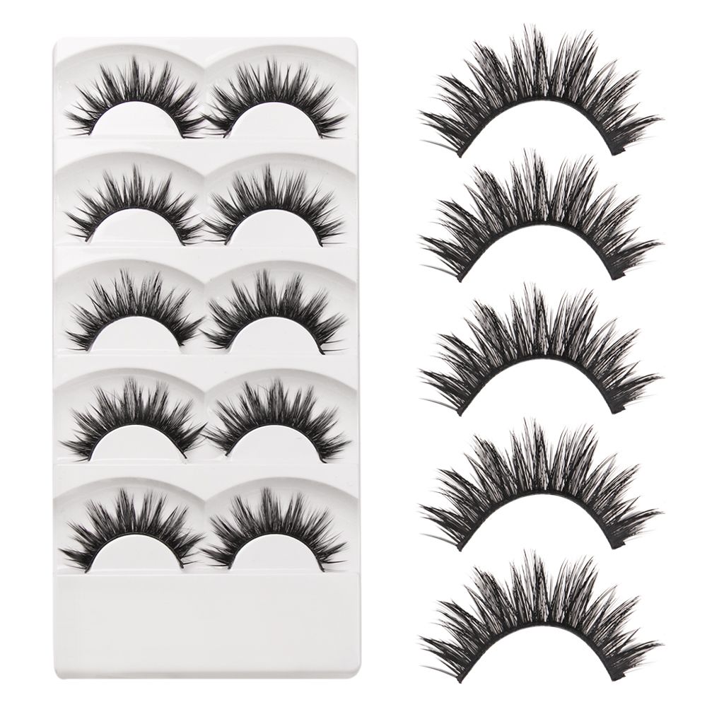 ขนตาปลอมสีดำหนาแบบไขว้ธรรมชาติ - Eyelash Extension Full Set บทวิจารณ์และราคา