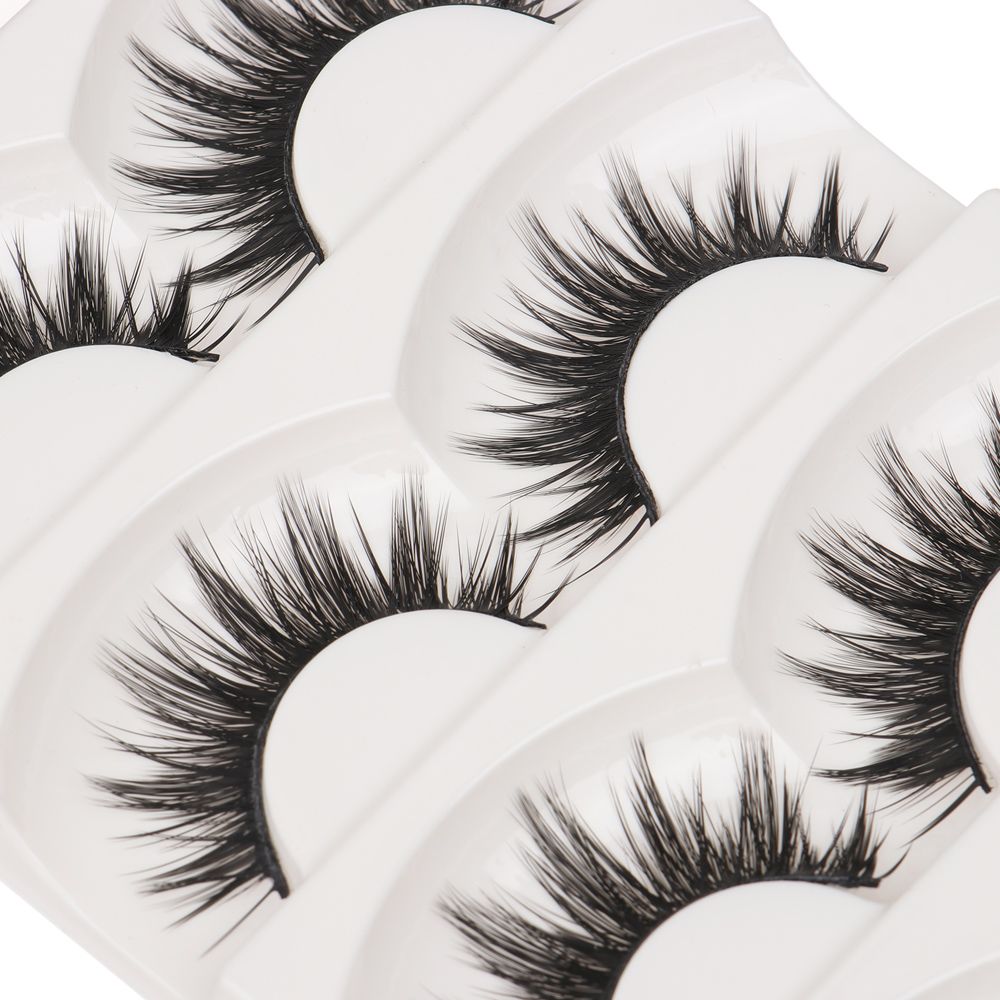ขนตาปลอมสีดำหนาแบบไขว้ธรรมชาติ - Eyelash Extension Full Set บทวิจารณ์และราคา