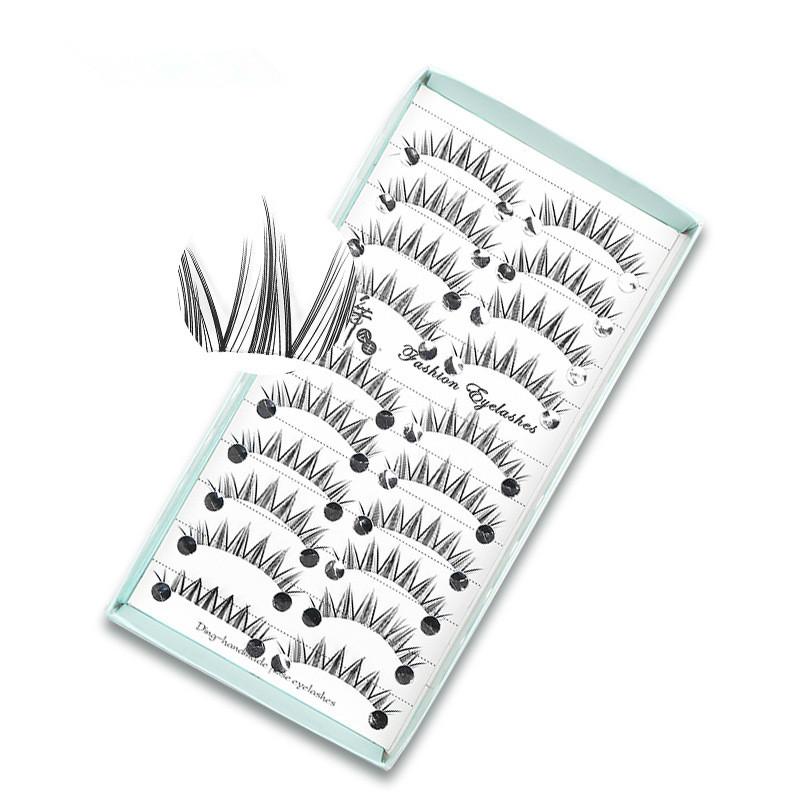 ขนตาปลอมแบบยาวเป็นธรรมชาติ 10  - Eyelash Extension Cat Eye Wispy บทวิจารณ์และราคา