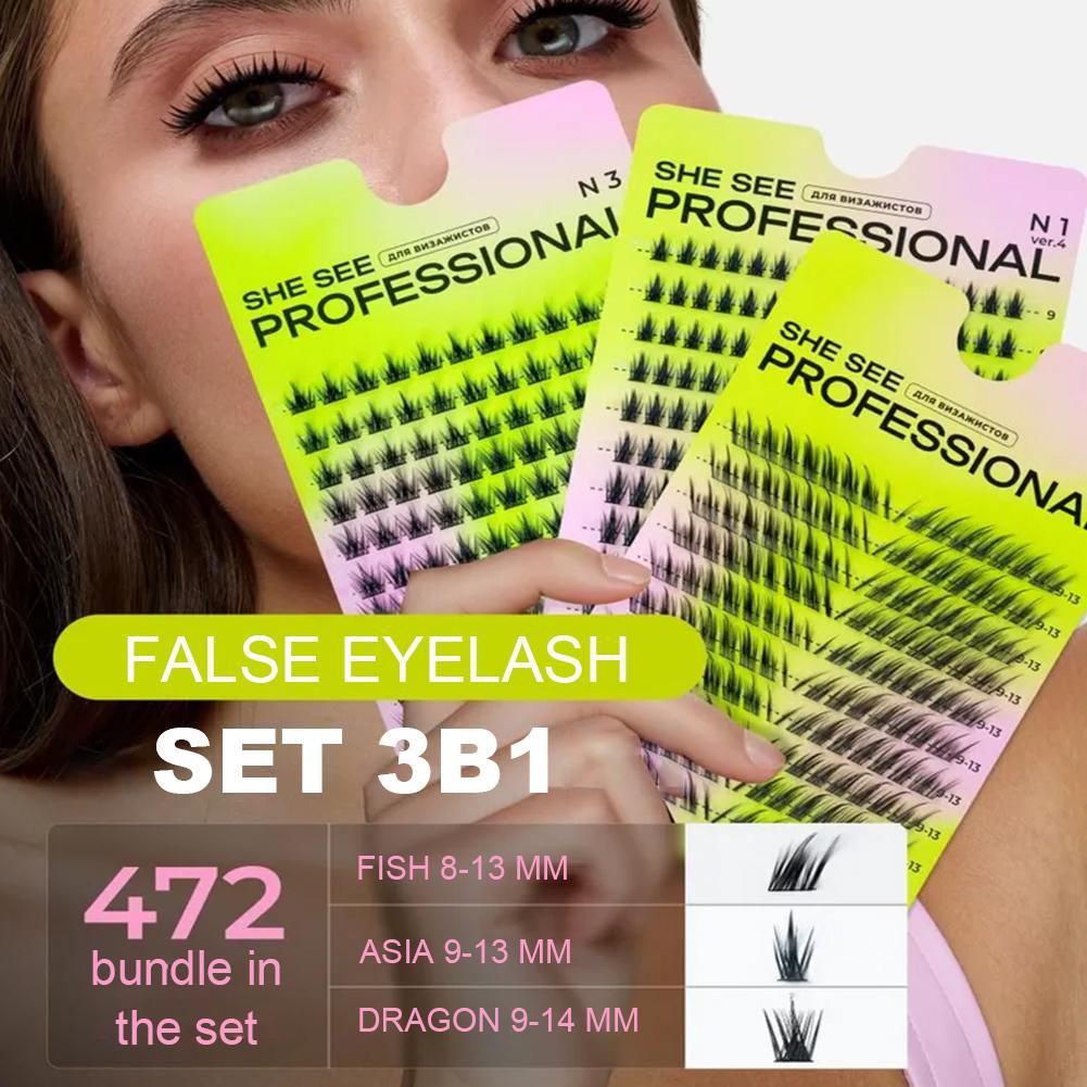 ขนตาปลอมแบบธรรมชาติ ติดง่าย นุ - Eyelash Extension Cat Eye Wispy บทวิจารณ์และราคา