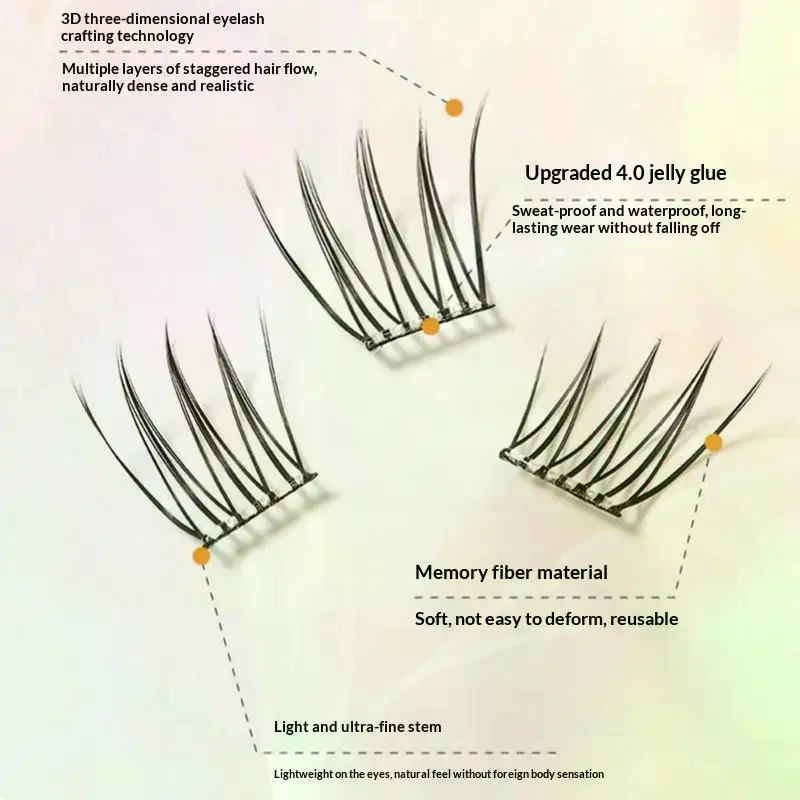ขนตาปลอมแบบติดเอง 7 แถว ไม่ต้อ - Eyelash Extension Glue บทวิจารณ์และราคา