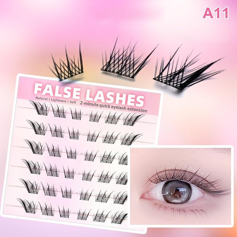 ขนตาปลอมแบบธรรมชาติ 6 แถว หนาแ - Eyelash Extension Glue บทวิจารณ์และราคา